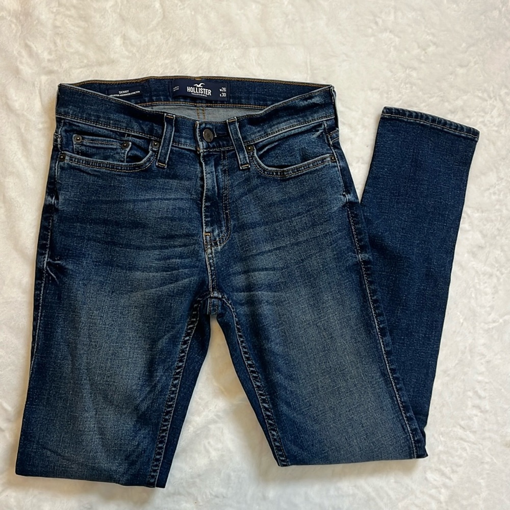 Hollister skinny advanced stretch Blue 26